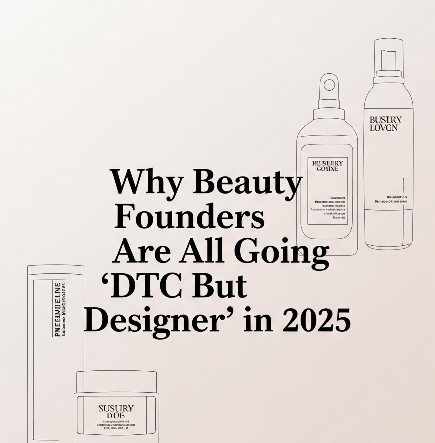 Why Beauty Founders Are All Going “DTC But Designer” in 2025